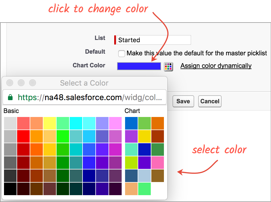 Modify Status Lists and Colors – TaskRay